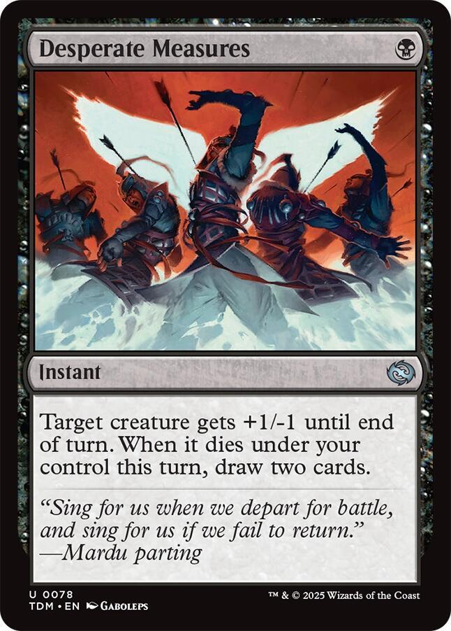 Desperate Measures [Tarkir: Dragonstorm]