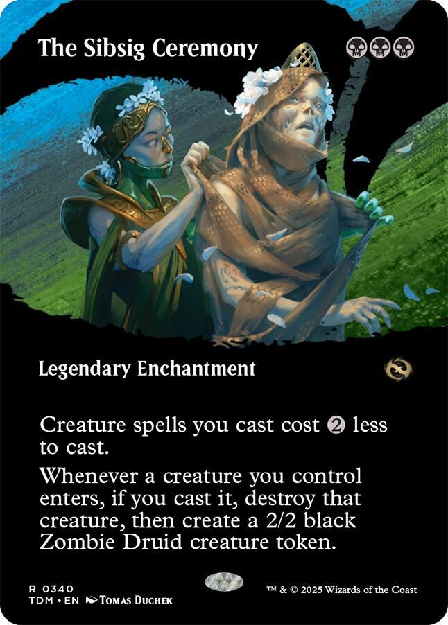 The Sibsig Ceremony (Borderless) [Tarkir: Dragonstorm]