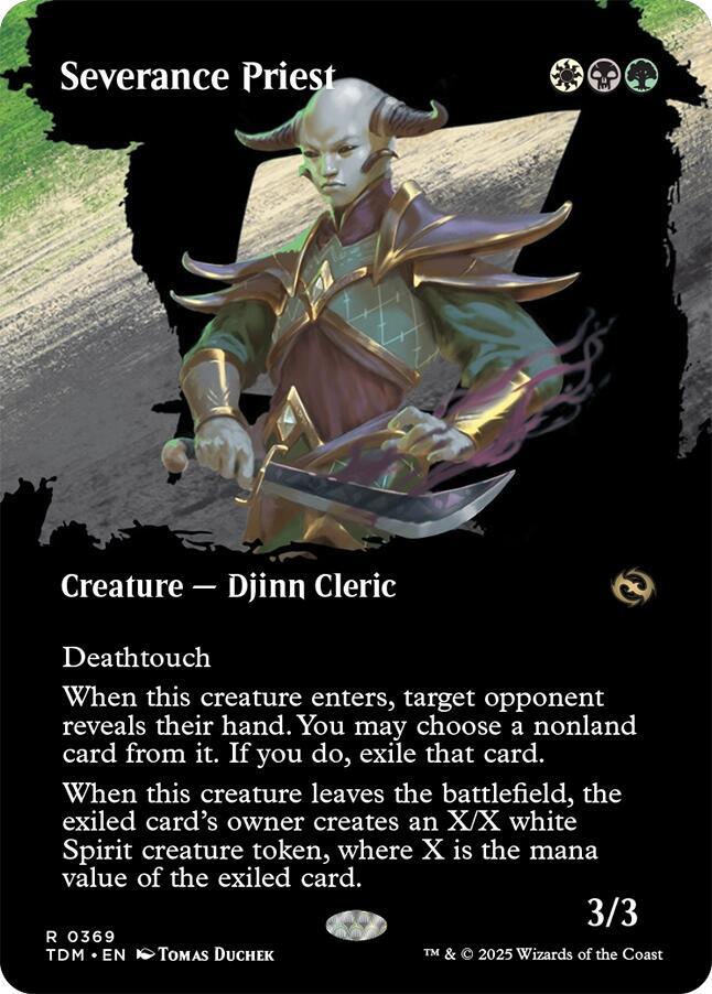 Severance Priest (Borderless) [Tarkir: Dragonstorm]