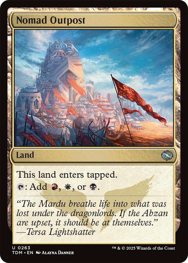Nomad Outpost [Tarkir: Dragonstorm]
