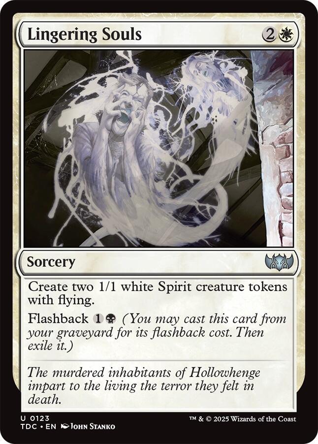 Lingering Souls [Tarkir: Dragonstorm Commander]