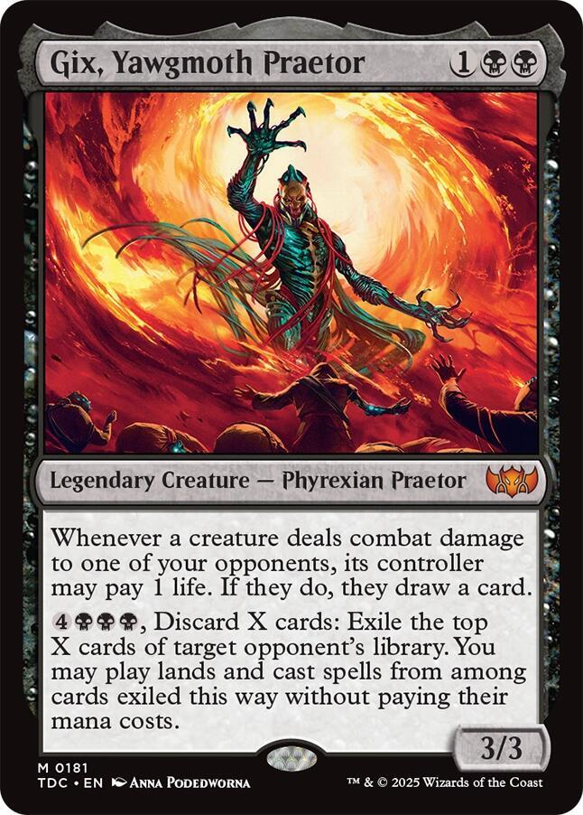 Gix, Yawgmoth Praetor [Tarkir: Dragonstorm Commander]