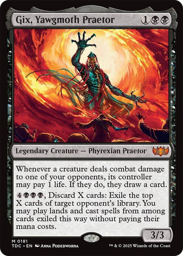 Gix, Yawgmoth Praetor [Tarkir: Dragonstorm Commander]
