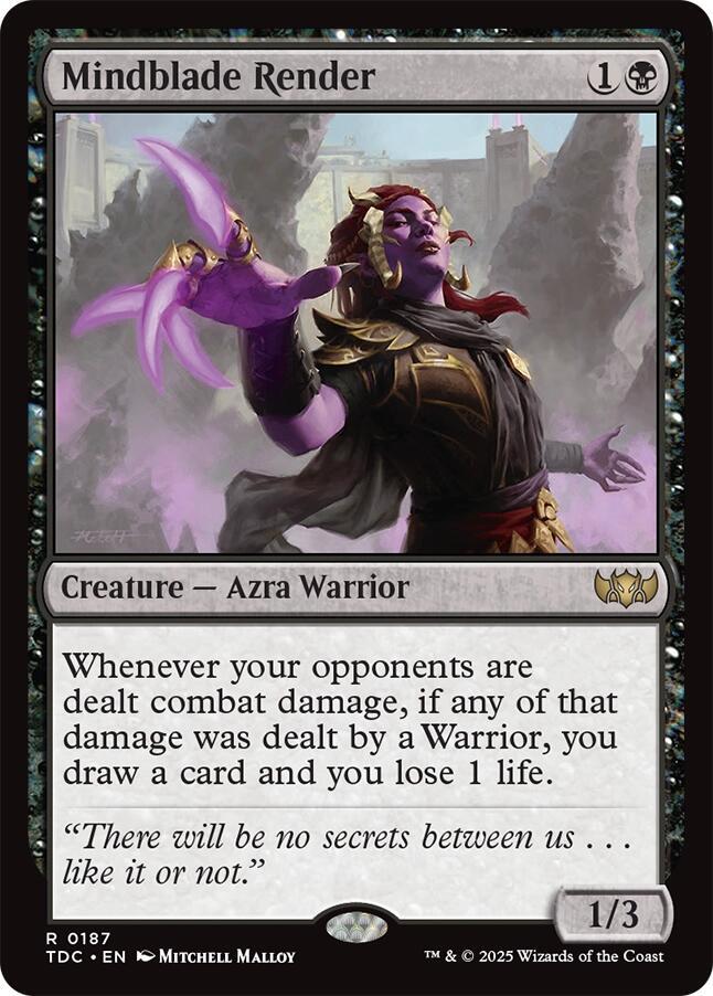 Mindblade Render [Tarkir: Dragonstorm Commander]