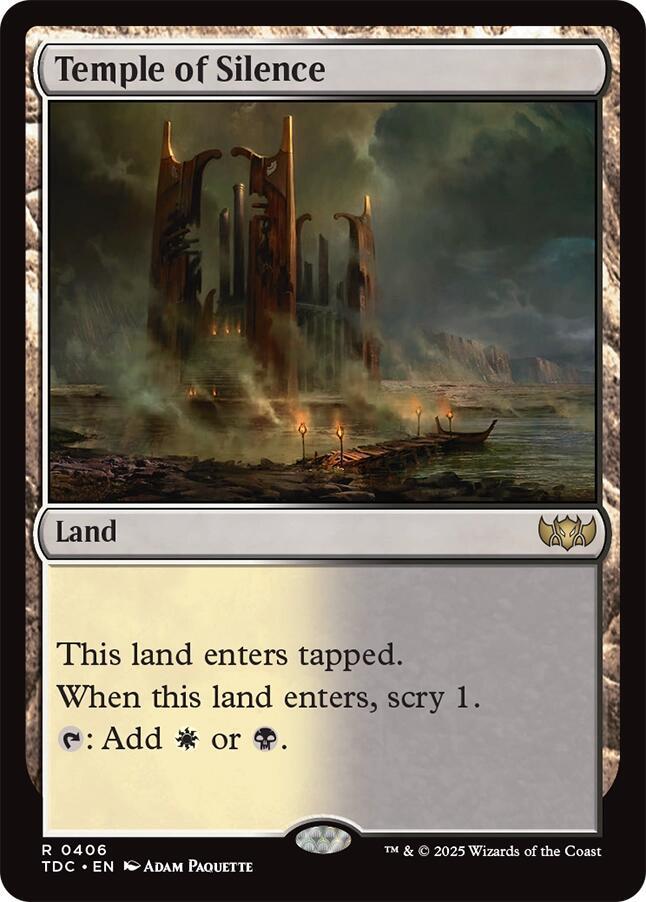 Temple of Silence [Tarkir: Dragonstorm Commander]