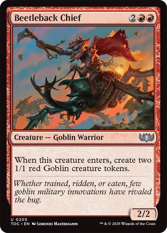 Beetleback Chief [Tarkir: Dragonstorm Commander]