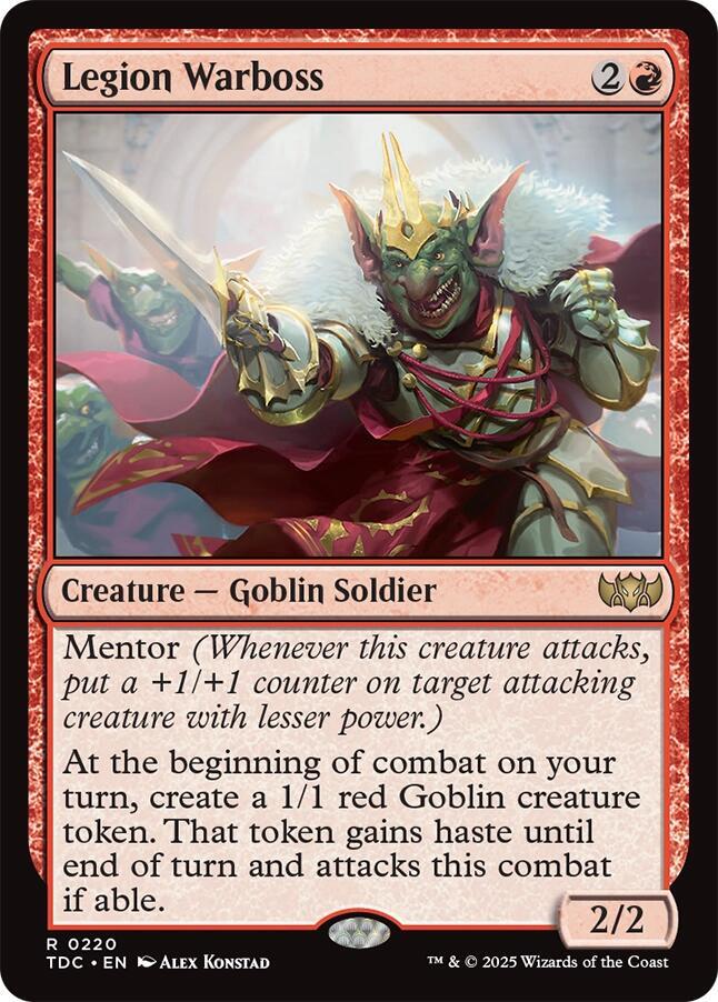 Legion Warboss [Tarkir: Dragonstorm Commander]
