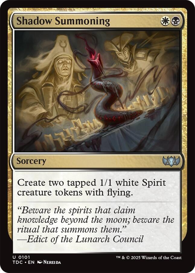 Shadow Summoning [Tarkir: Dragonstorm Commander]