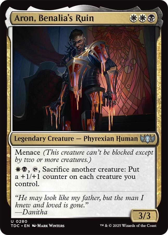 Aron, Benalia's Ruin [Tarkir: Dragonstorm Commander]