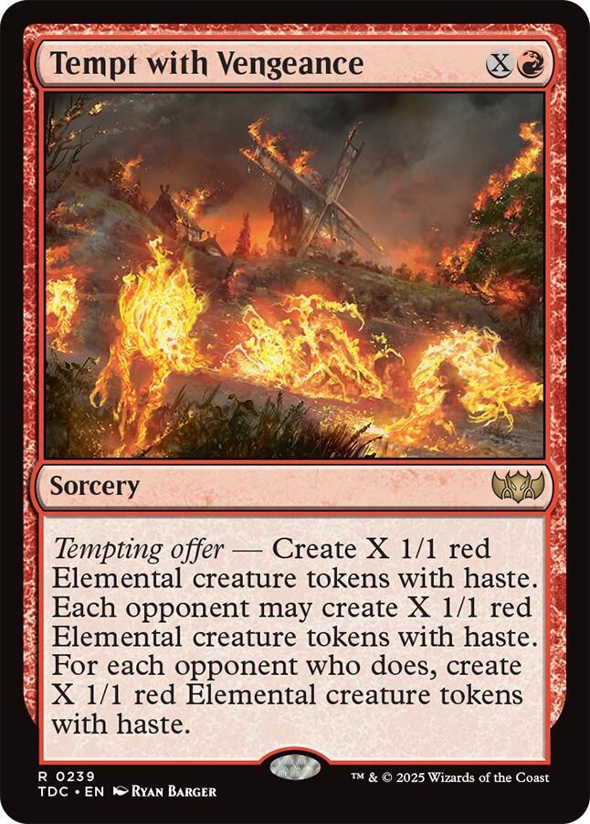 Tempt with Vengeance [Tarkir: Dragonstorm Commander]