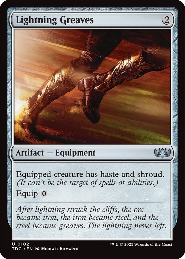 Lightning Greaves [Tarkir: Dragonstorm Commander]