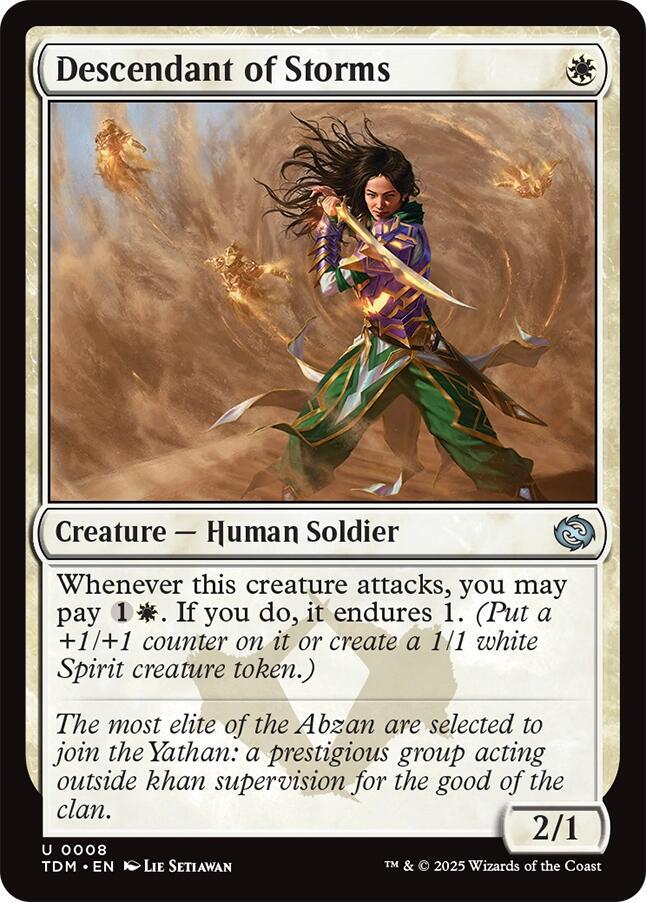 Descendant of Storms [Tarkir: Dragonstorm]