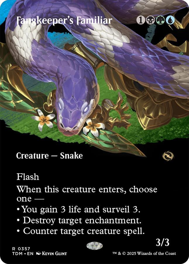 Fangkeeper's Familiar (Borderless) [Tarkir: Dragonstorm]