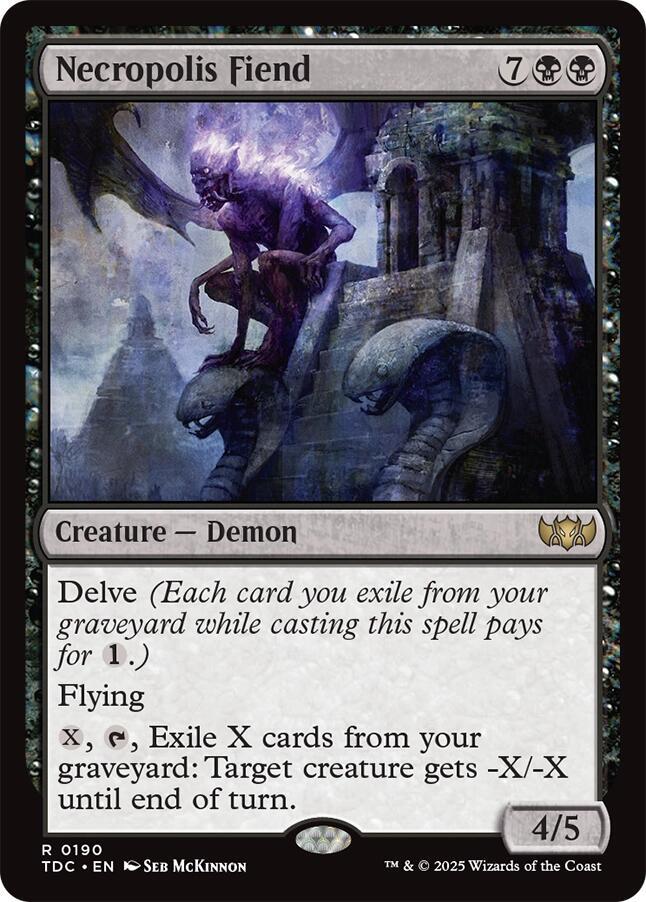 Necropolis Fiend [Tarkir: Dragonstorm Commander]