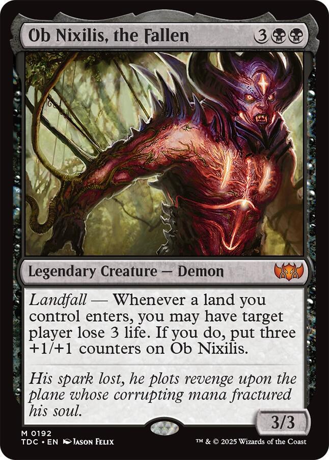 Ob Nixilis, the Fallen [Tarkir: Dragonstorm Commander]