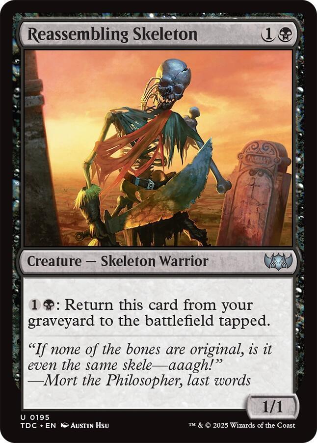Reassembling Skeleton [Tarkir: Dragonstorm Commander]