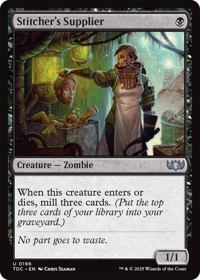 Stitcher's Supplier [Tarkir: Dragonstorm Commander]