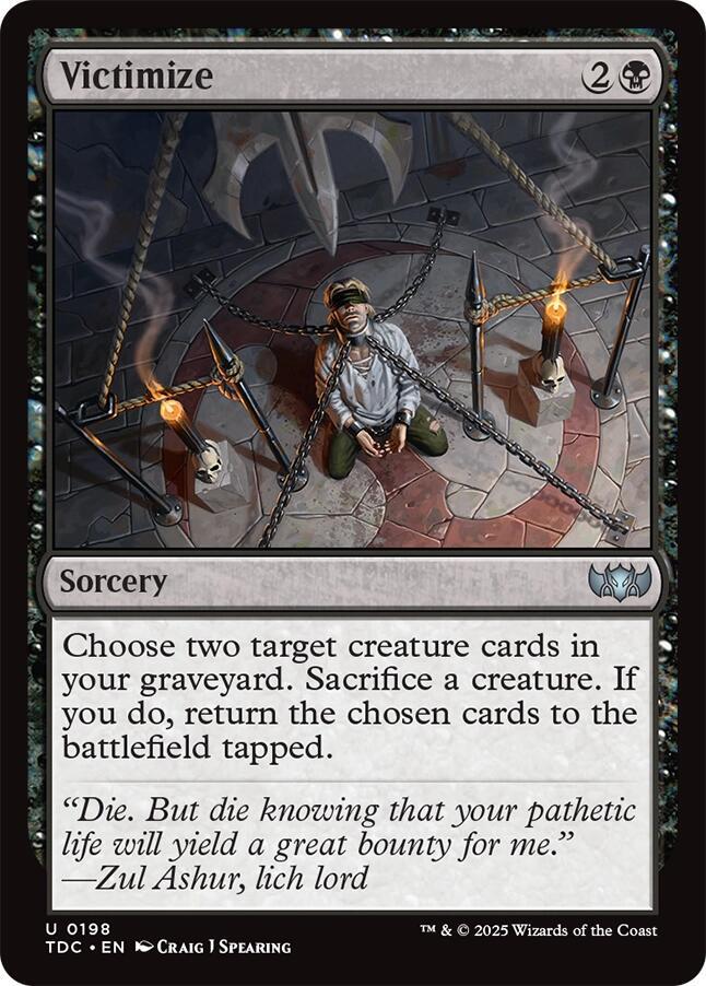 Victimize [Tarkir: Dragonstorm Commander]