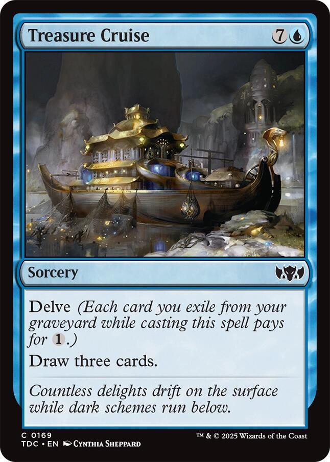 Treasure Cruise [Tarkir: Dragonstorm Commander]
