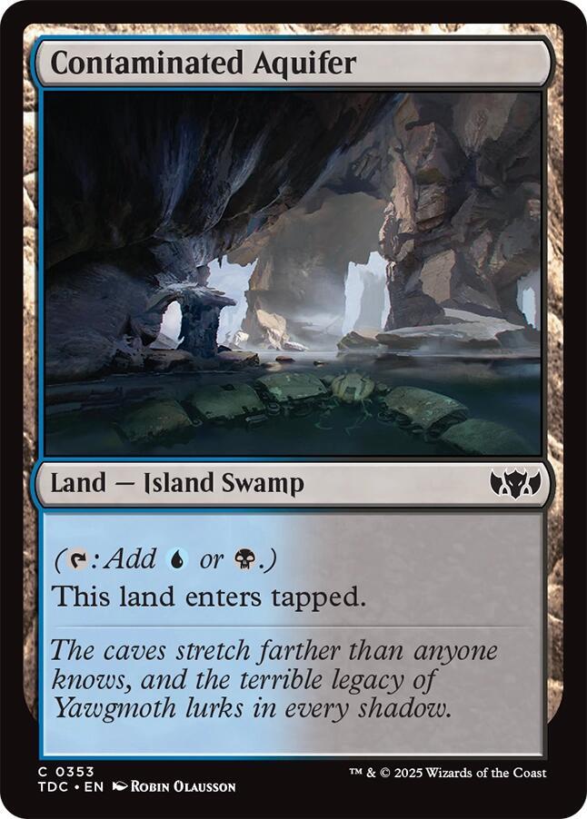 Contaminated Aquifer [Tarkir: Dragonstorm Commander]