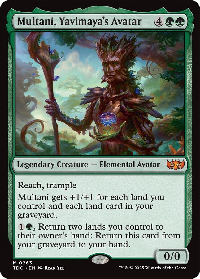 Multani, Yavimaya's Avatar [Tarkir: Dragonstorm Commander]