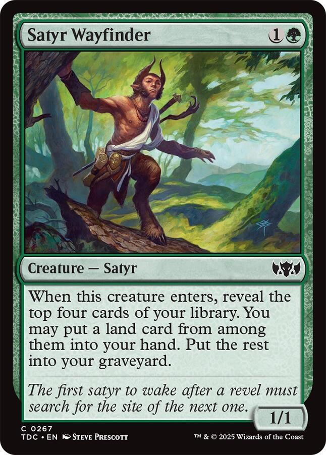 Satyr Wayfinder [Tarkir: Dragonstorm Commander]
