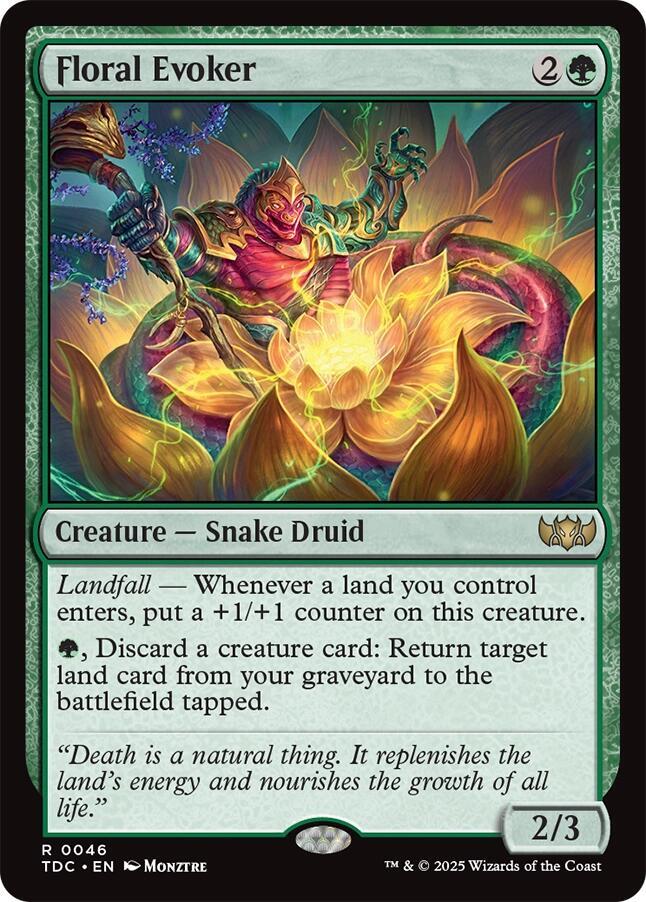 Floral Evoker [Tarkir: Dragonstorm Commander]