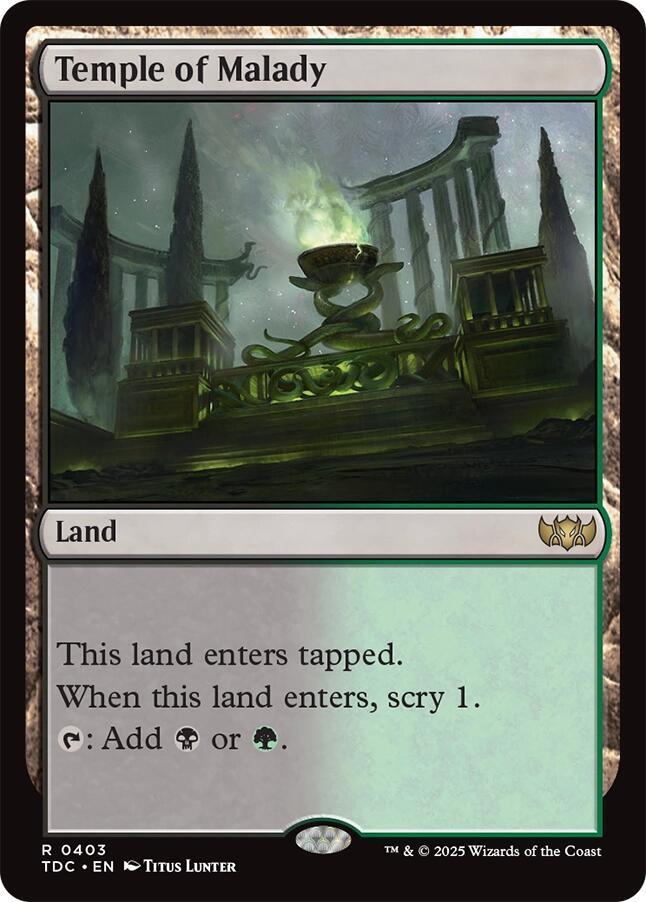 Temple of Malady [Tarkir: Dragonstorm Commander]
