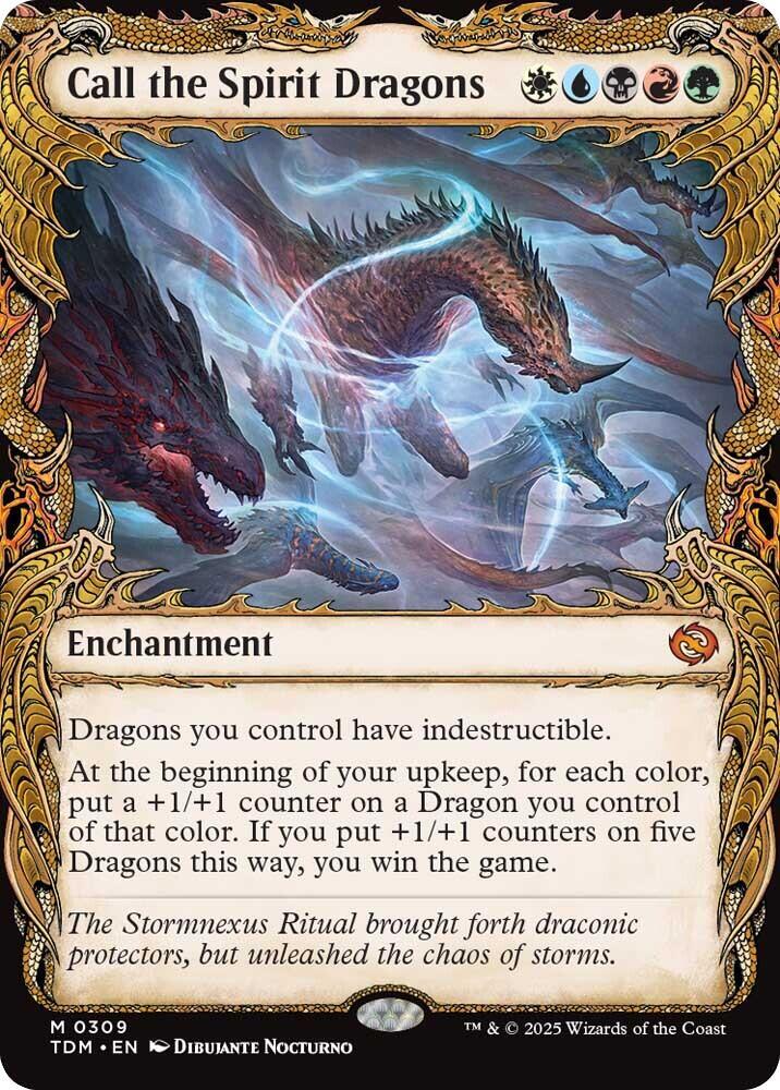 Call the Spirit Dragons (Showcase) [Tarkir: Dragonstorm]