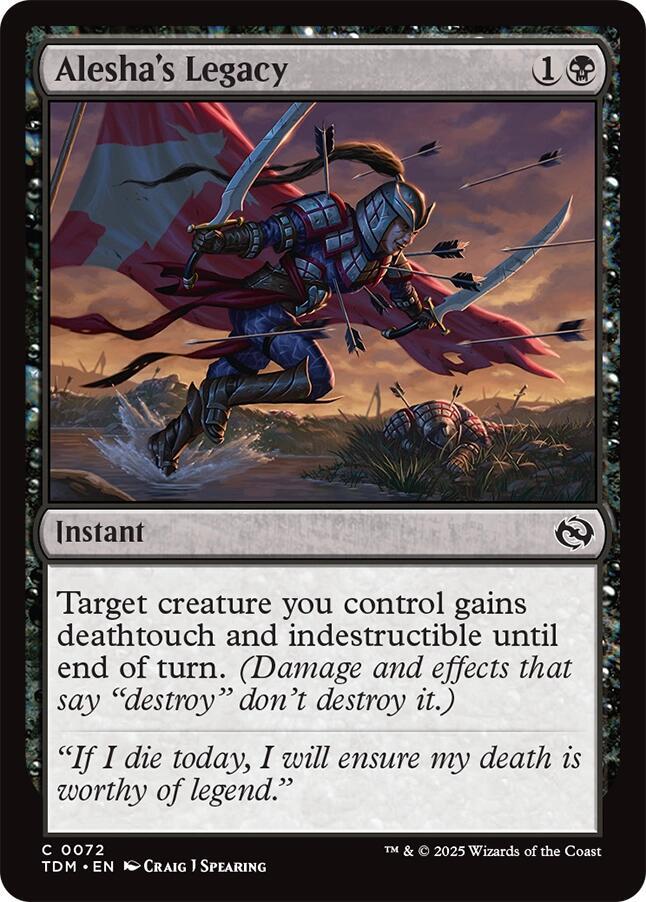 Alesha's Legacy [Tarkir: Dragonstorm]