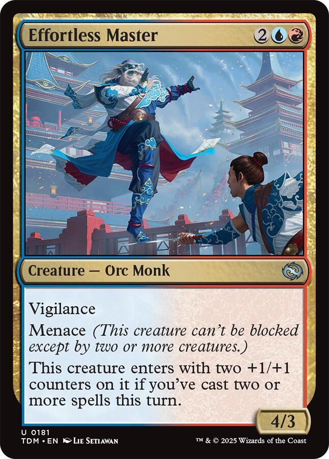 Effortless Master [Tarkir: Dragonstorm]
