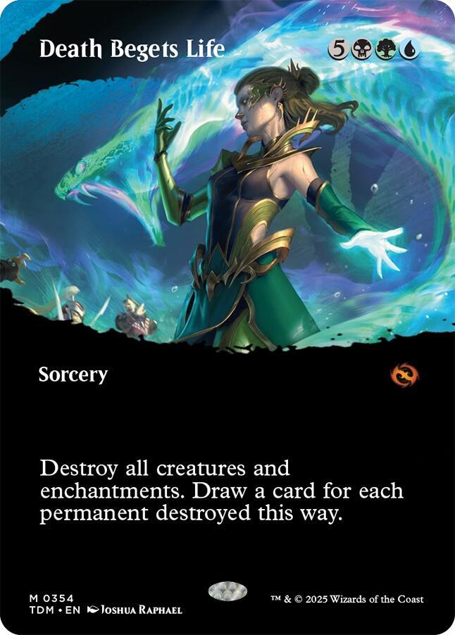 Death Begets Life (Borderless) [Tarkir: Dragonstorm]