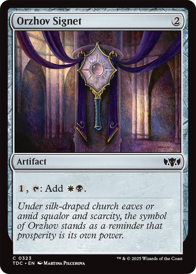 Orzhov Signet [Tarkir: Dragonstorm Commander]