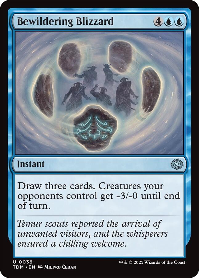 Bewildering Blizzard [Tarkir: Dragonstorm]