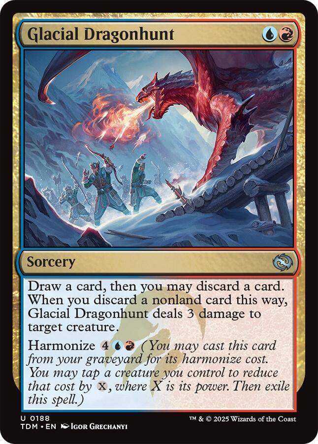 Glacial Dragonhunt [Tarkir: Dragonstorm]