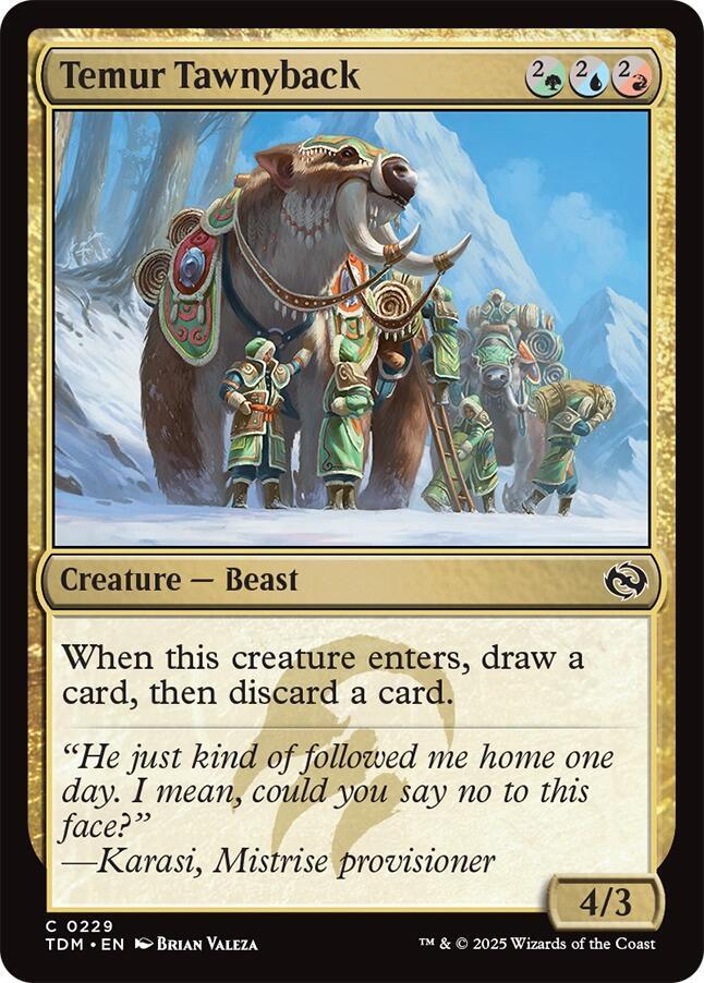 Temur Tawnyback [Tarkir: Dragonstorm]