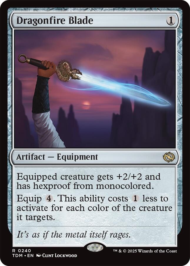 Dragonfire Blade [Tarkir: Dragonstorm]