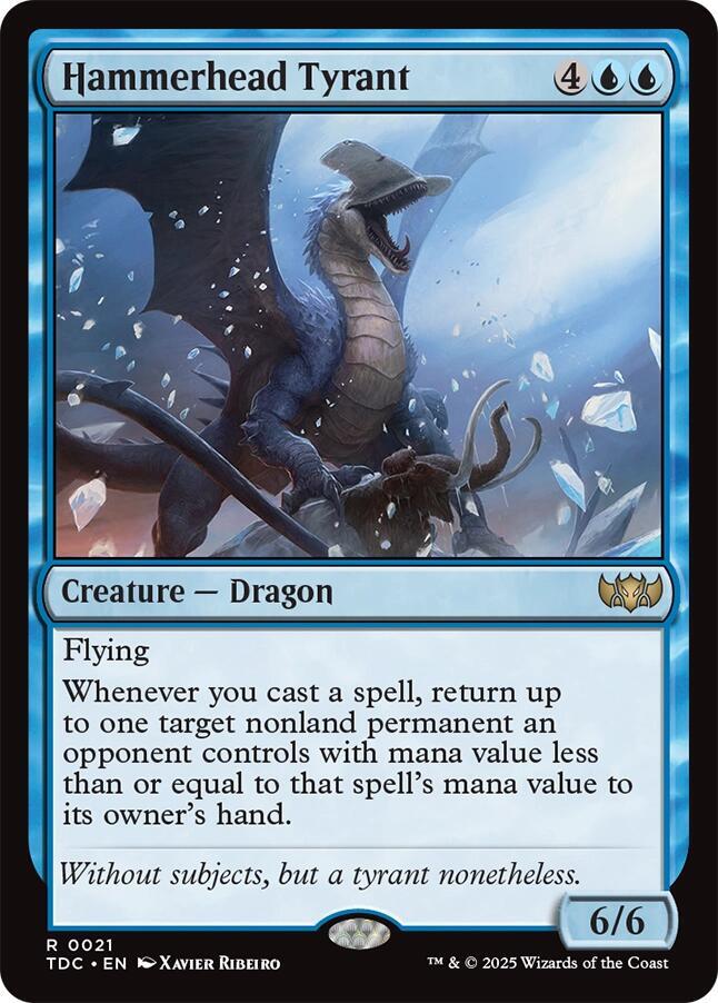 Hammerhead Tyrant [Tarkir: Dragonstorm Commander]