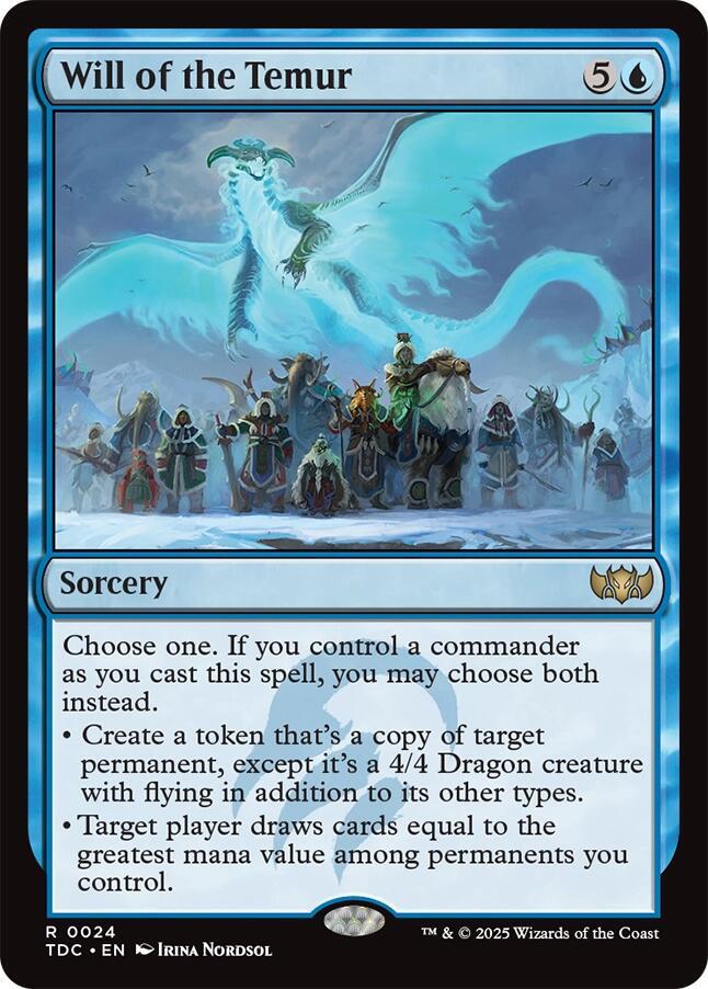 Will of the Temur [Tarkir: Dragonstorm Commander]