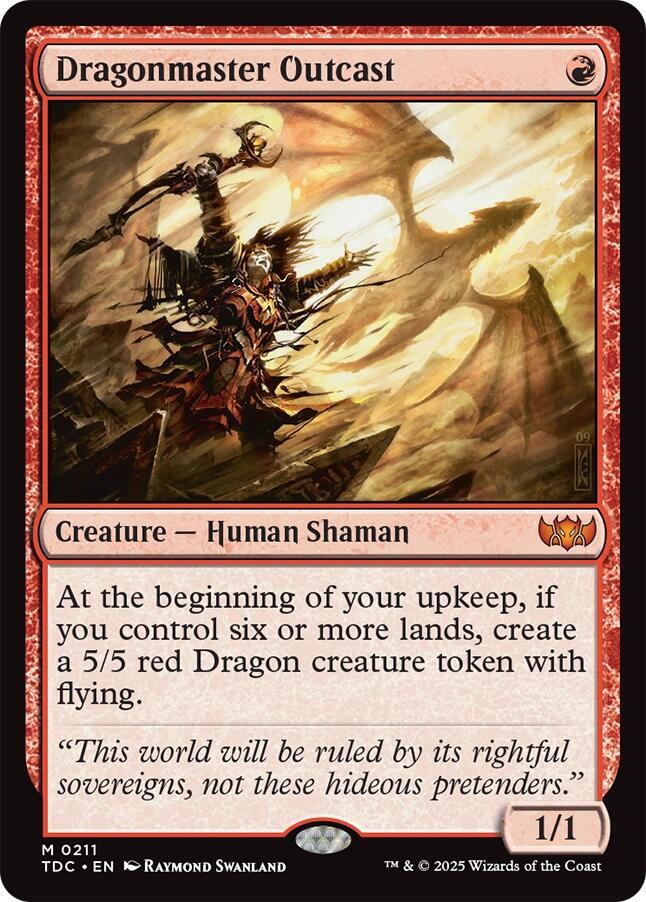 Dragonmaster Outcast [Tarkir: Dragonstorm Commander]