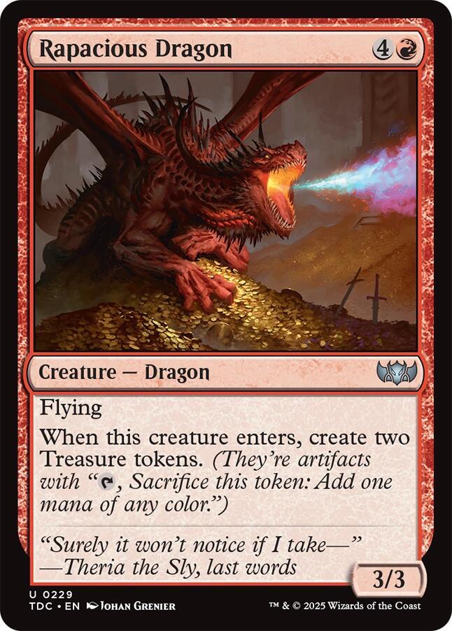 Rapacious Dragon [Tarkir: Dragonstorm Commander]