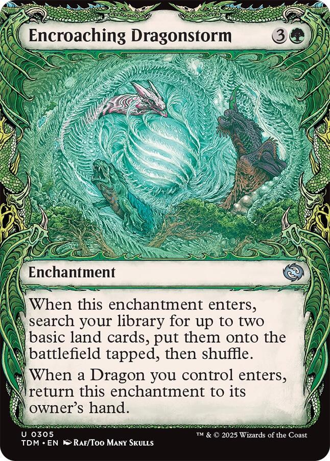Encroaching Dragonstorm (Showcase) [Tarkir: Dragonstorm]