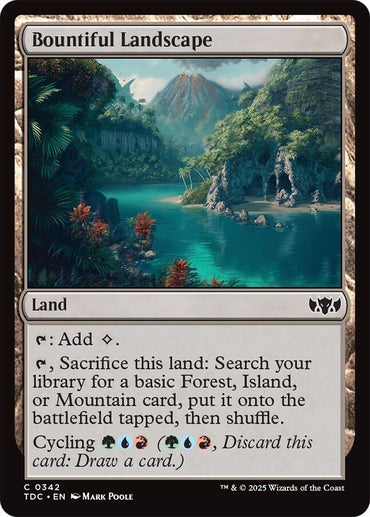 Bountiful Landscape [Tarkir: Dragonstorm Commander]