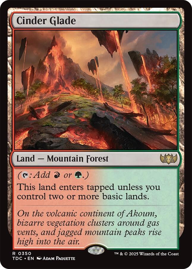 Cinder Glade [Tarkir: Dragonstorm Commander]