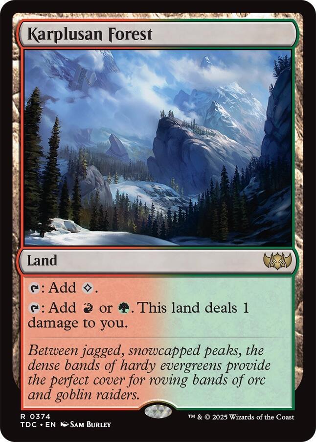 Karplusan Forest [Tarkir: Dragonstorm Commander]