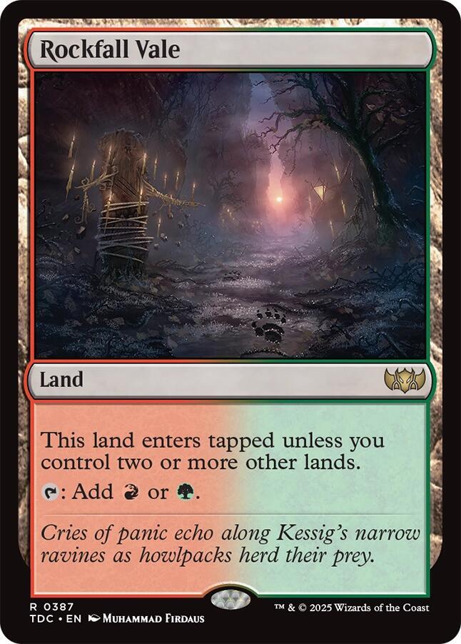 Rockfall Vale [Tarkir: Dragonstorm Commander]