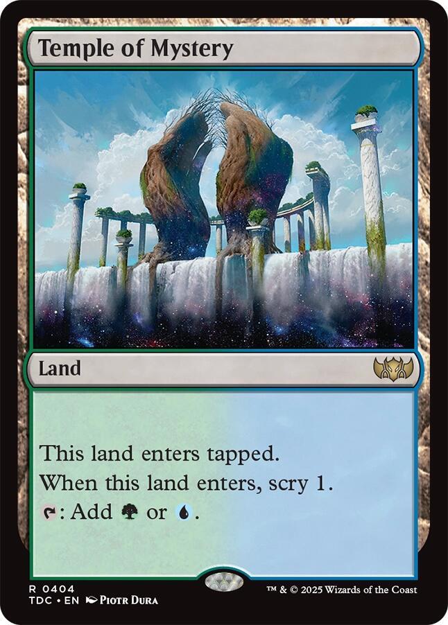 Temple of Mystery [Tarkir: Dragonstorm Commander]