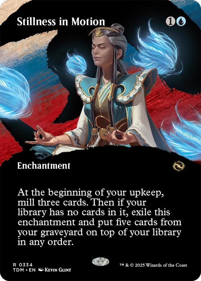 Stillness in Motion (Borderless) [Tarkir: Dragonstorm]