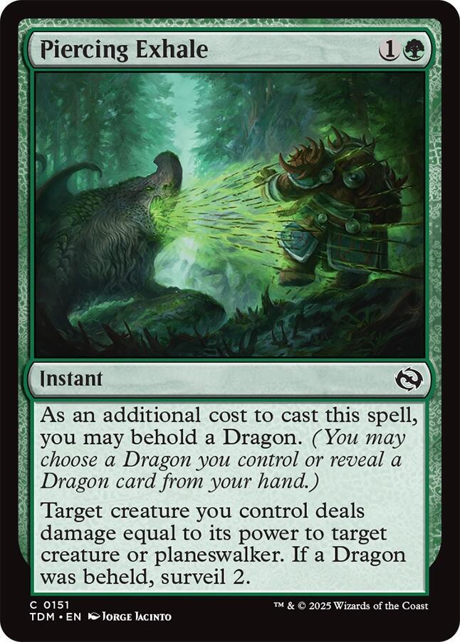 Piercing Exhale [Tarkir: Dragonstorm]
