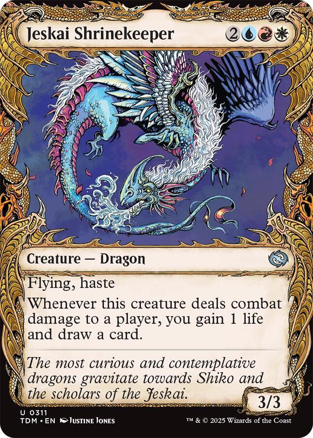 Jeskai Shrinekeeper (Showcase) [Tarkir: Dragonstorm]